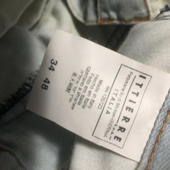 LIMITED EDITION MEN VERSACE JEAN COUTURE DENIM JEANS PANTS SIZE 34 MADE IN ITALY - Picture 9 of 14